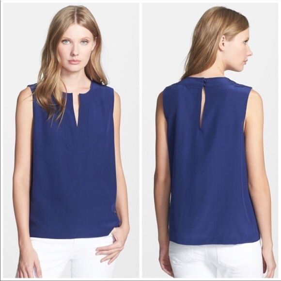 Kate Spade Gemma Silk Top - Picture 1 of 10